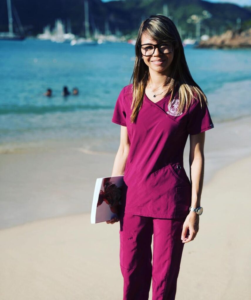 UHSA Student on the Beach