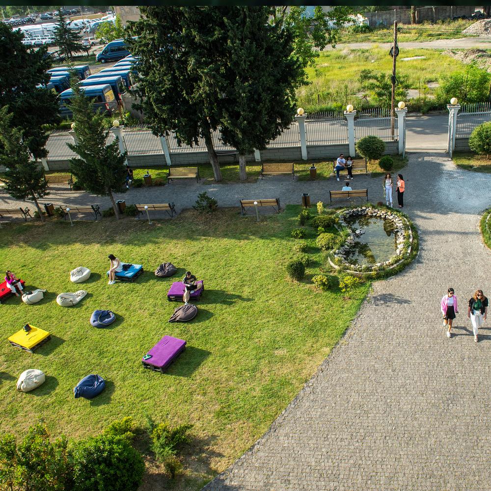 Grigol Robakidze University Outside